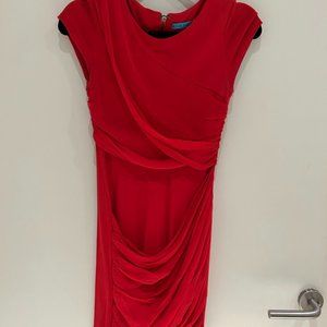 Alice + Olivia red mini dress